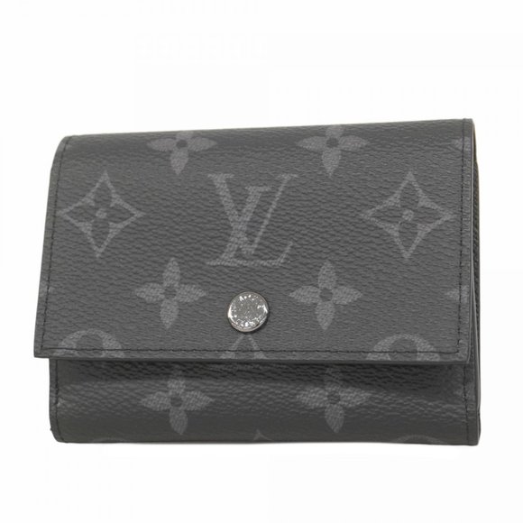 Louis Vuitton Monogram Eclipse Victor Wallet M12598 Tri-fold Wallet, Black/Gr... - Picture 1 of 9